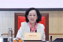 张氏梅会见日越友好议员联盟特别顾问武部勤