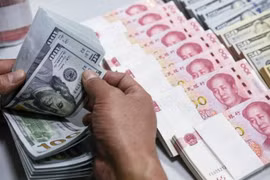 7月21日上午越南国内市场越盾对美元汇率中间价下调3越盾