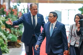 越南政府总理范明政会见俄罗斯外长