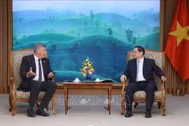 越南政府总理范明政会见比利时王国法兰德斯大区首席大臣让·让邦