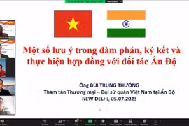 越南驻印度商务处为企业提供与印度伙伴合作的详细指南