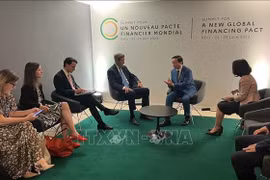 越南政府副总理陈红河出席新全球融资契约峰会闭幕式 会见美国总统气候特使