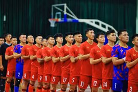 越南队启程参加2024年亚足联五人制足球锦标赛预选赛