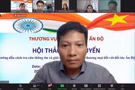 经济外交：越南驻印度商务处举办研讨会 协助越南企业了解印度合作伙伴