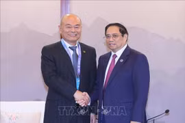 越南政府总理范明政会见中铁和中国电建领导
