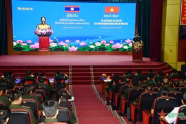 为80名老挝人民军干部开设后勤业务培训班