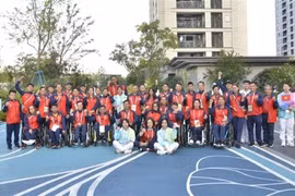 越南残疾人体育代表团在杭州第四届亚残运会上共获得20枚奖牌