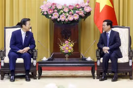 越南国家主席武文赏会见日本公明党代表团