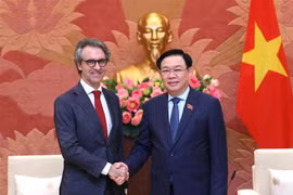 越南国会主席王廷惠会见欧盟驻越南代表团团长和瑞士驻越南大使