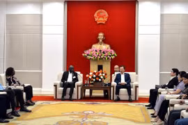 科特迪瓦共和国国民议会副议长率团访问广宁省