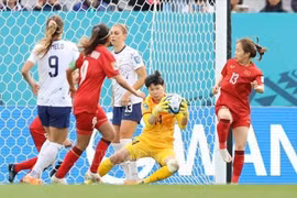 2023年女足世界杯：越南队以果敢精神迎战卫冕冠军美国队 越南队的表现获称赞
