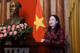 越南国家副主席武氏映春女士担任国家代理主席一职