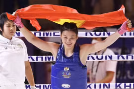 第32届东南亚运动会：越南队在女子100米跨栏比赛独领风骚 高棉拳队再夺一金牌 