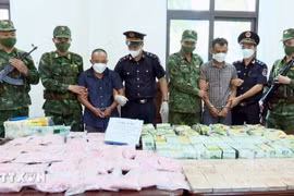 河静省贩运70公斤毒品的两名犯罪嫌疑人被捕。图自越通社