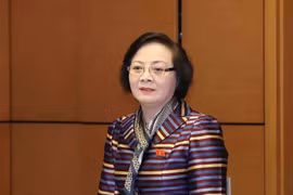 越南内政部部长范氏清茶。图自越通社