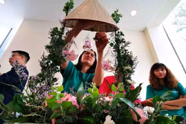 “越通社春天色彩” 插花花艺比赛（组图）