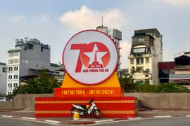 首都河内解放70周年纪念活动将于2024年10月10日举行。图自互联网