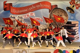 “你好越南”表演节目。图自越通社