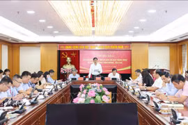 越共中央内政部举行新闻发布会，公布中央预防打击腐败和消极现象指导委员会第二十六次会议结果。图自越通社