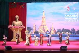 “泰国——越了解越热爱”活动上的表演节目。图自越通社
