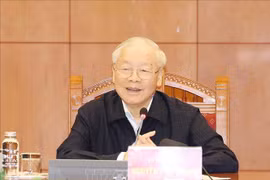 越共中央总书记阮富仲。图自越通社