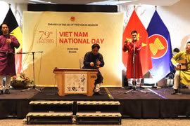 越南社会主义共和国成立79周年纪念活动。图自越通社