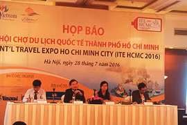 2016年胡志明市国际旅游展览会新闻发布会(图片来源：hanoimoi.com.vn)