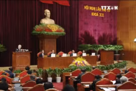 越共第十二届中央委员会第四次全体会议在河内开幕
