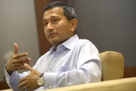 新加坡外交部长维文•巴拉科瑞斯南。（图片来源：straitstimes.com）
