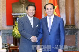 越南国家主席陈大光会见日越关系特别大使杉良太郎