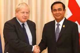 英国外长约翰逊访问泰国