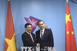 第51届东盟外长会议：越南政府副总理兼外长范平明会见中国外长王毅