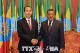 越南国家主席陈大光圆满结束对埃塞进行的国事访问