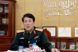 越南人民军高级政治干部代表团对中国进行友好访问