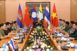 越南国防部副部长阮志咏会见出席“充满友谊的边疆”交流活动的各国代表团团长