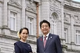 安倍“肯定”昂山素季对罗兴亚人问题的努力