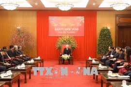 越共中央总书记阮富仲会见东盟各国驻越大使与代办