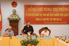 越南国会常务副主席丛氏放： 提高儿童生活质量