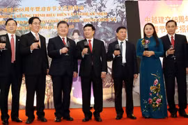 越中建交68周年庆祝招待会在河内举行