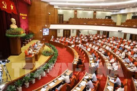 越南共产党第十二届中央委员会第八次全体会议今日上午在河内开幕