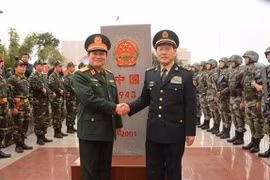 越中边境国防友好交流活动：促进越中防务关系发展