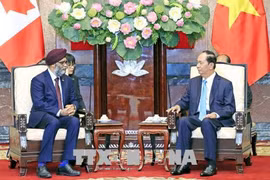  国家主席陈大光会见加拿大国防部长萨吉安