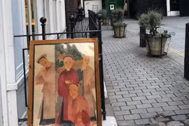 画家阮私严和裴春派作品展会在伦敦举行