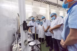 菲律宾贸易部代表团访问越南URC工厂