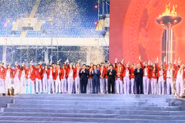 越南体育代表团 “越南自豪”表彰会隆重举行