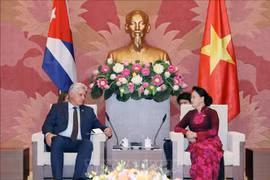 越南国会主席会见古巴国务委员会主席兼部长会议主席