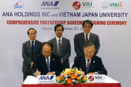 越日大学与日本ANA Holdings签署全面合作协议
