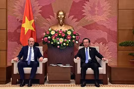 越南国会副主席冯国显会见澳大利亚议员代表团