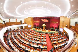 越共十二届九中全会进入第二天
