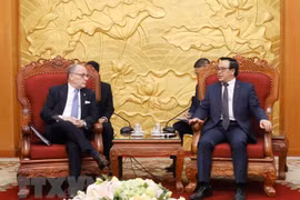 越共中央对外部部长黄平均会见阿根廷外交和宗教事务部部长豪尔赫